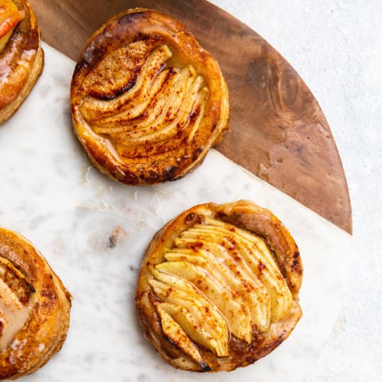 Chai Apple and Almond Puff Pastry