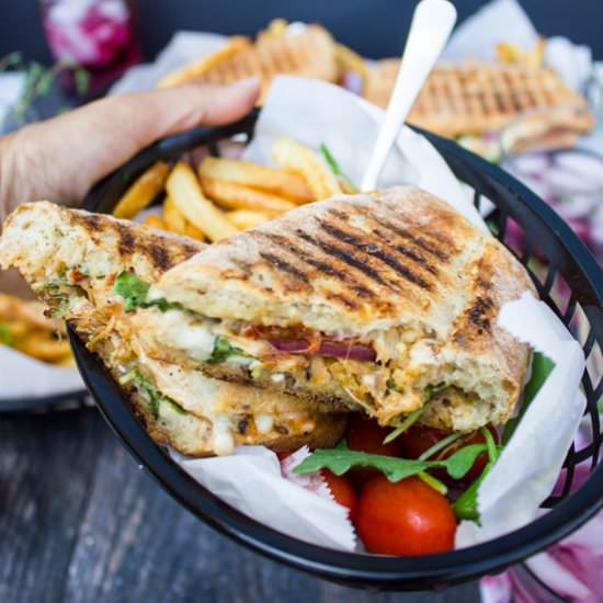 Smoked Chicken Sandwich with Kimchi