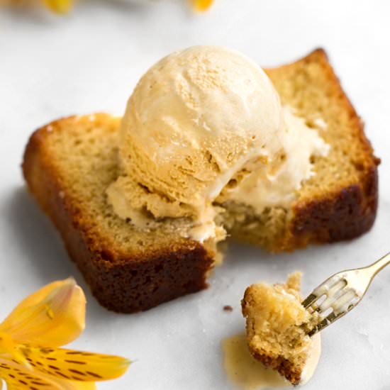 Roasted Pineapple Pound Cake