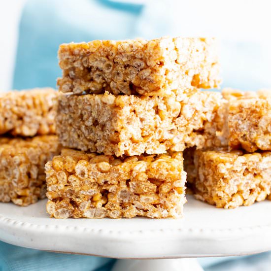 Healthy Vegan Rice Crispy Treats