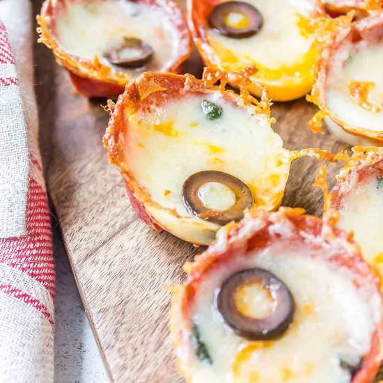 Pepperoni Pizza Cups