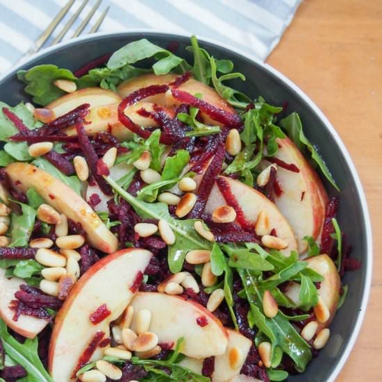 Beet apple salad
