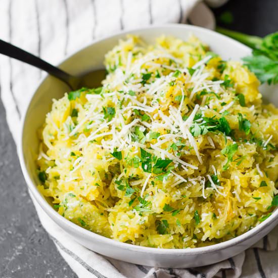 Spaghetti Squash with Parmesan