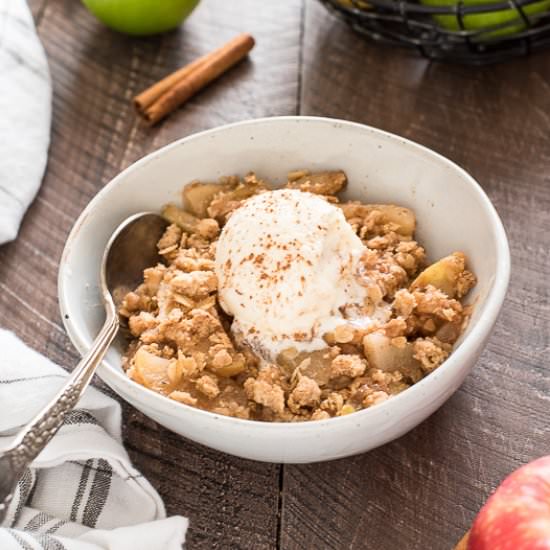 Easy Apple Pear Crisp