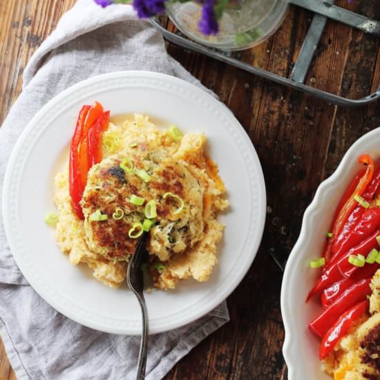 Baked Cheddar Cheese Grits