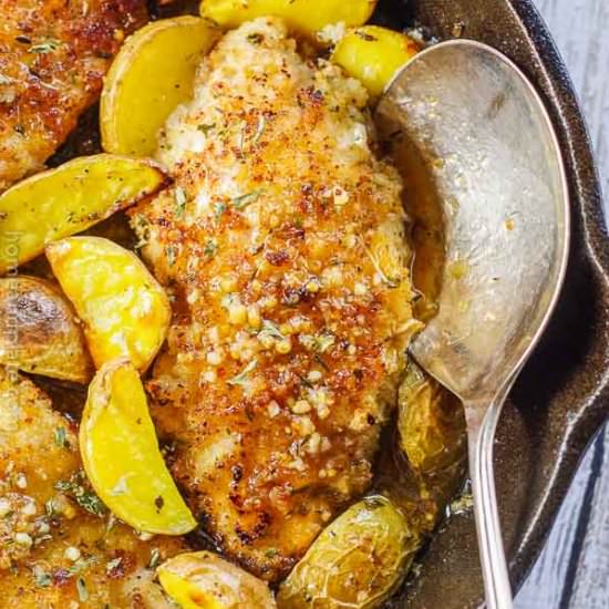 Easy Maple Dijon Chicken