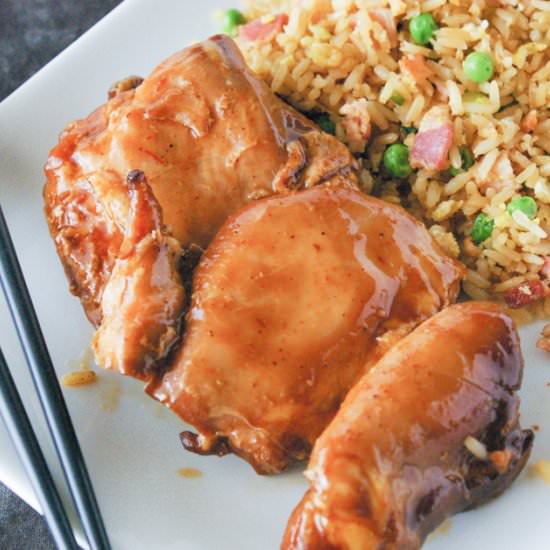 Honey Barbecue Glazed Chicken