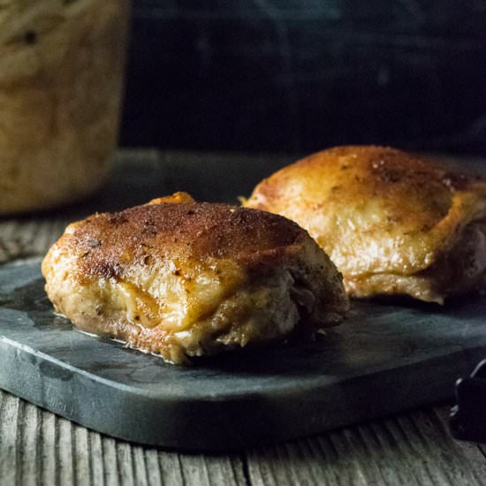 Slow Cooker Chicken Thighs