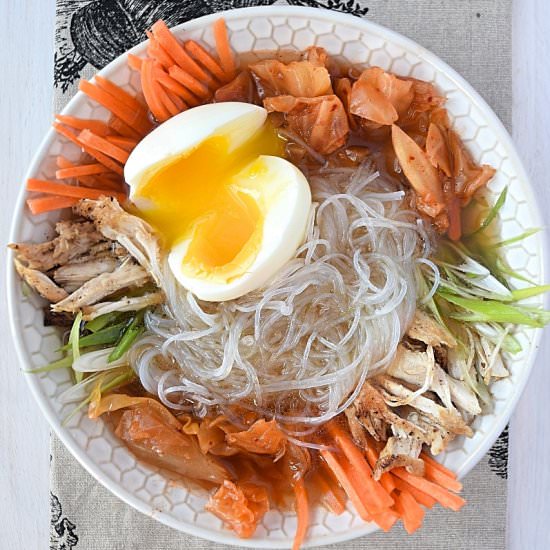 Gluten free Ramen with Kimchi