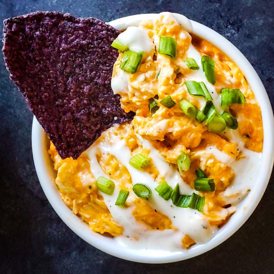 Baked Buffalo Chicken Dip