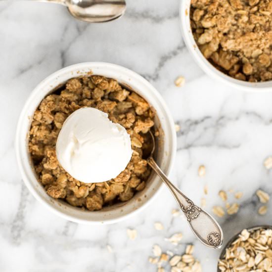 Individual Apple Crisp