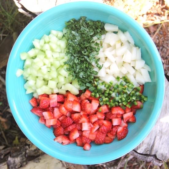 Autumn Strawberry Salsa