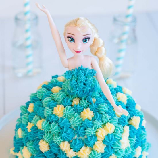 Elsa Ice Cream Cake – Disney Frozen