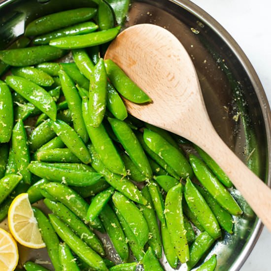 Sugar Snap Peas with Lemon