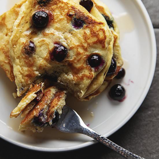 Keto Blueberry Pancakes