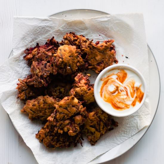Beet Pakoras