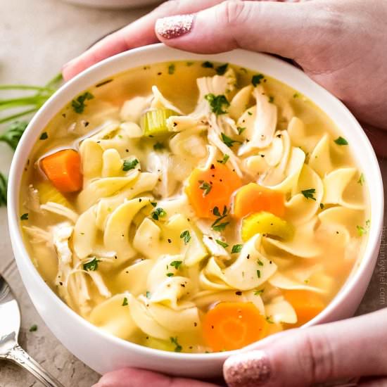 Crockpot Chicken Noodle Soup