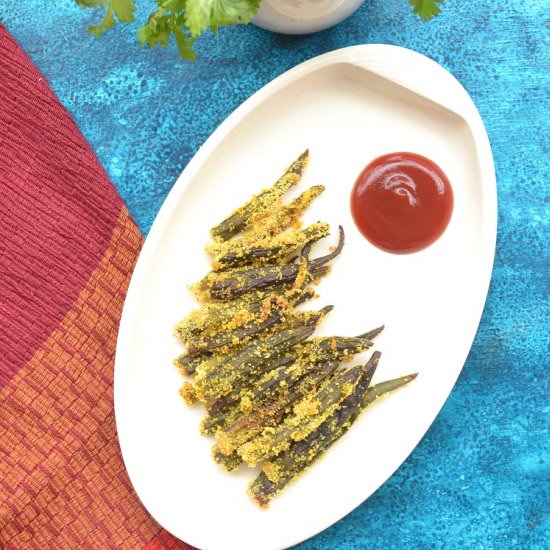 Semolina Coated Crispy Ladyfingers