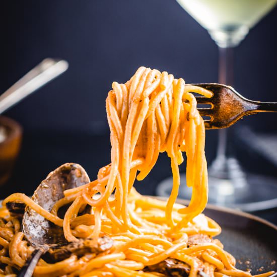 Mushroom Brandy Cream Sauce