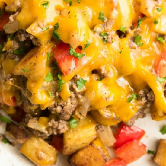 EASY HAMBURGER HASH