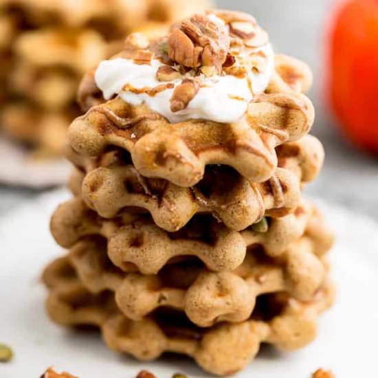 Keto Pumpkin Waffles