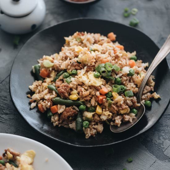 15-Minute Pork Fried Rice