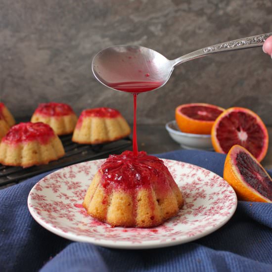 Blood Orange Semolina Cake