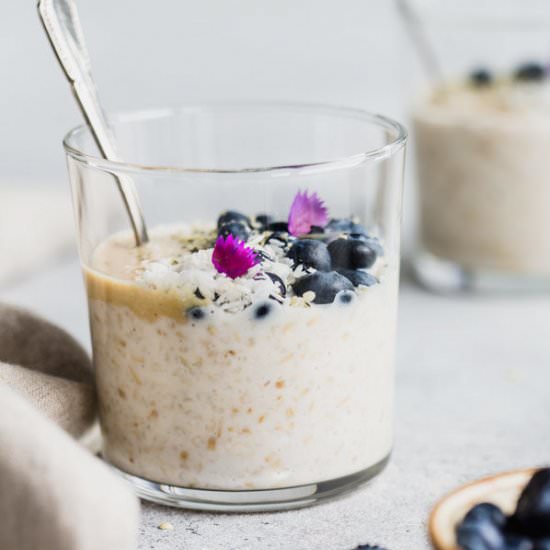 Overnight steel cut oats