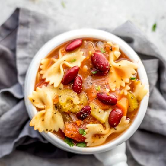 Easy Vegan Minestrone