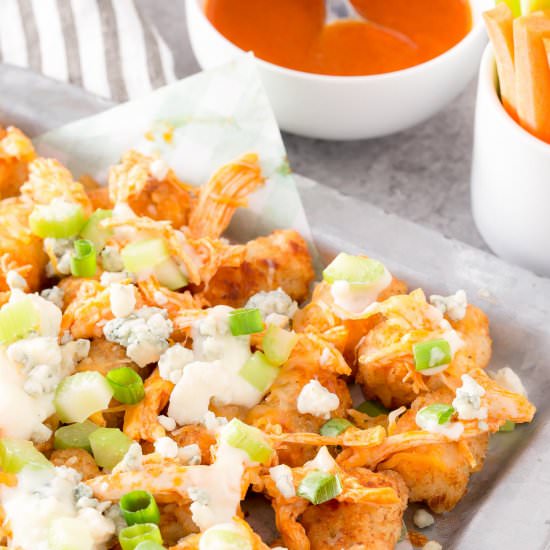 Buffalo Chicken Totchos
