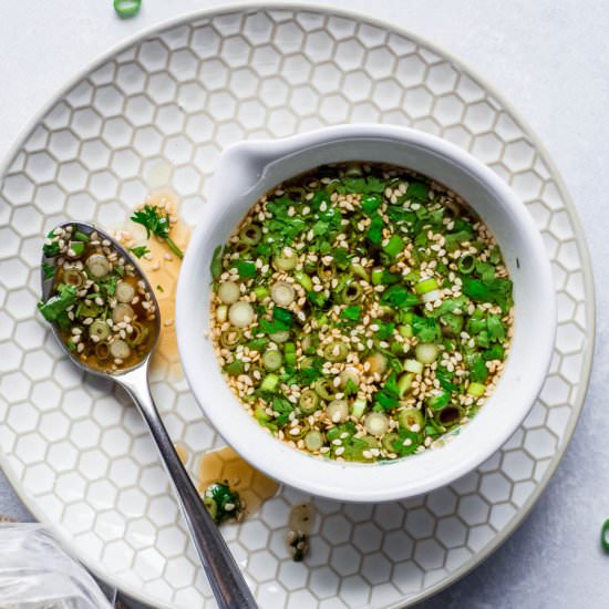 5 Minute Green Onion Cilantro Sauce