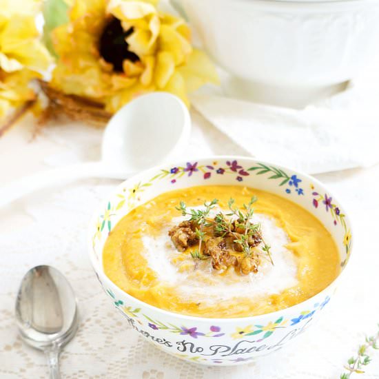 Roasted Sweet Potato Soup