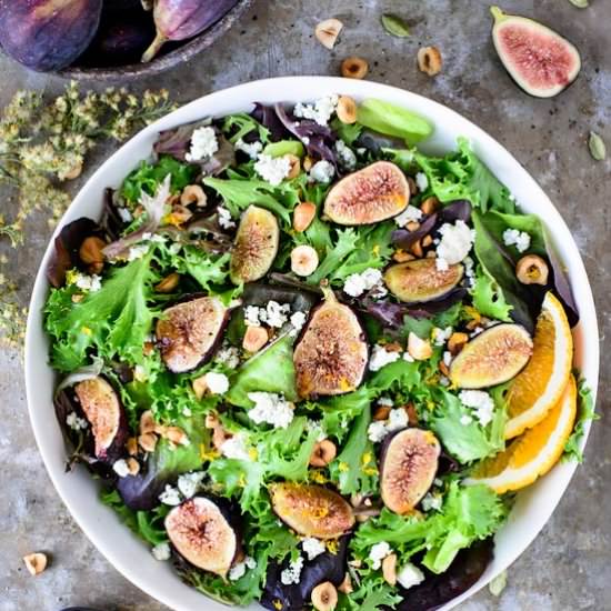 Fig & Hazelnut Salad