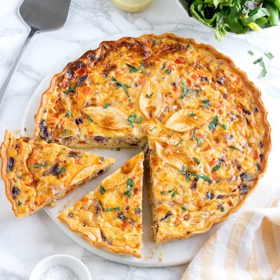 Savoury Salmon Tart