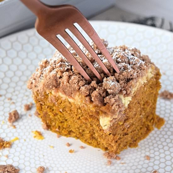 Gluten free Pumpkin Coffee Cake