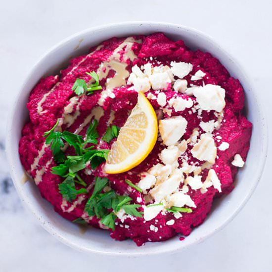 Healthy Beet Hummus Recipe