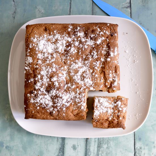 Apple and Custard Cake