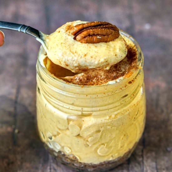 No Bake Pumpkin Cheesecake