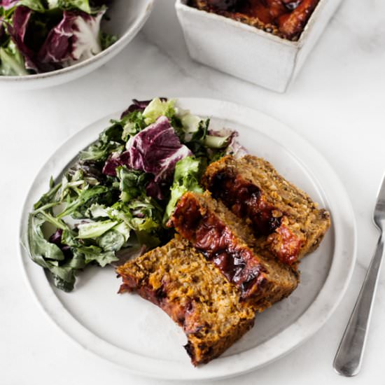 Lentil Sweet Potato Loaf