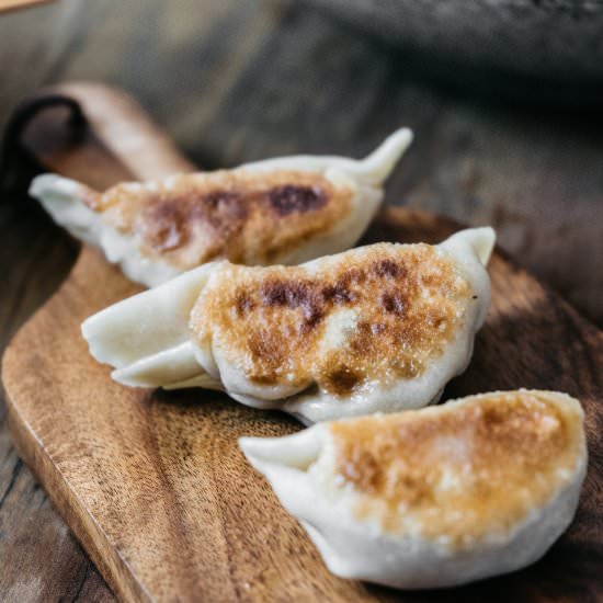 Homemade Gyoza