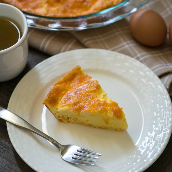 Egg Fast Cheese Quiche