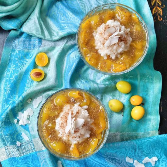 Easy Chia Mirabelle Compote
