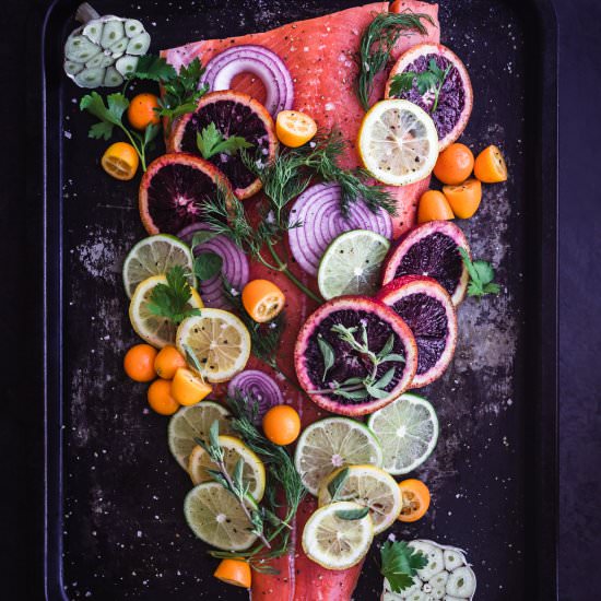 Citrus & Fresh Herb Roasted Salmon
