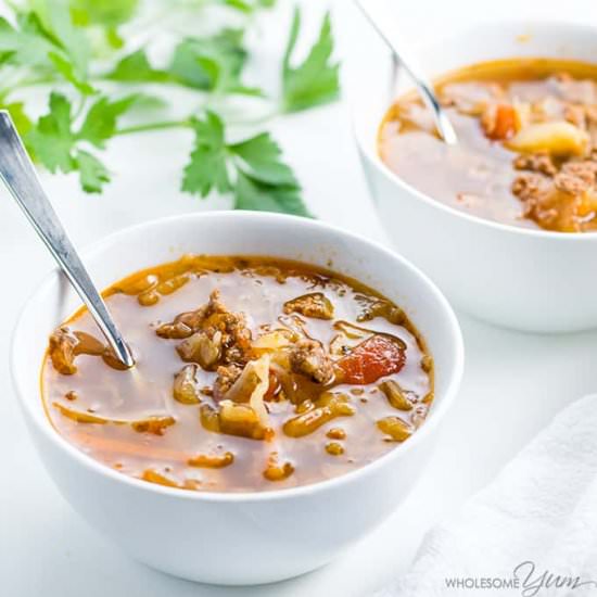 HOW TO MAKE CABBAGE SOUP