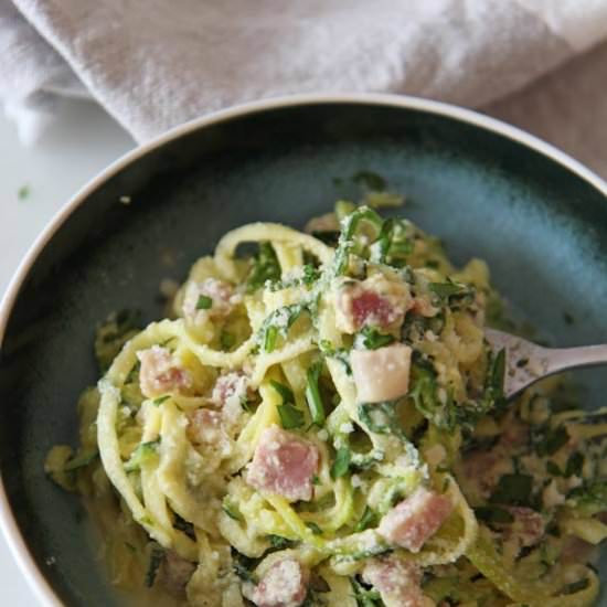 Zoodle Carbonara