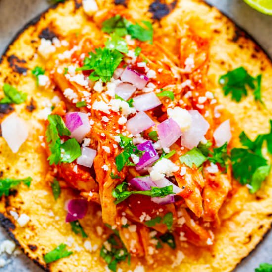 Easy 20-Min Chicken Tinga Tacos