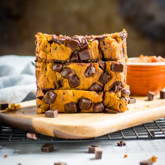 Pumpkin Chip Banana Bread