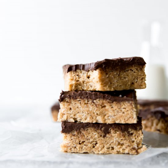 Salted Peanut Butter Scotcharoos