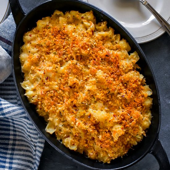 Skinny Cauliflower Pasta Bake