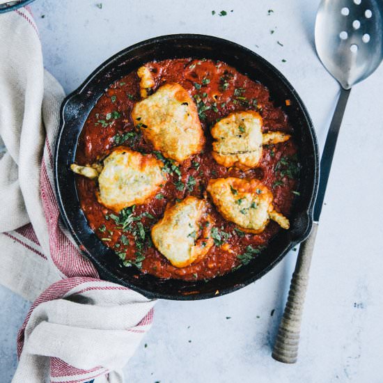 Smoked Mozzarella Stuffed Peppers